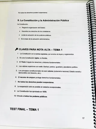 Temario Auxiliar Administrativo  Actualizado 2026