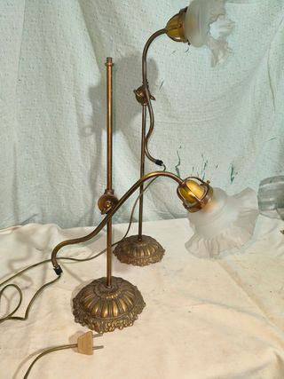 2 Lámparas Vintage Brazos Oscilantes