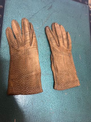 Guanti in pelle vintage