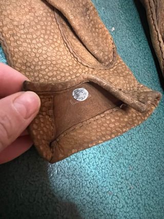 Guanti in pelle vintage