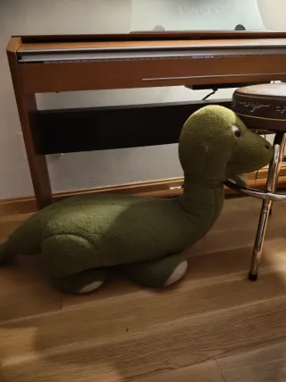 Peluche Dinosaurio Verde Grande