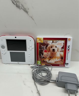 Nintendo 2DS Blanco/Rojo + Juego