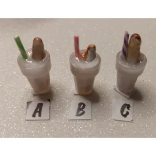 Bicchieri di horchata in miniatura