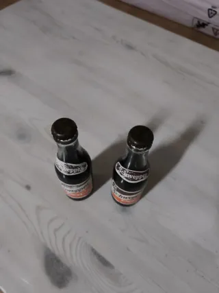 2 Botellas Schweppes Cola con contenido