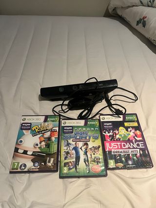 Xbox 360 Kinect + 3 Giochi