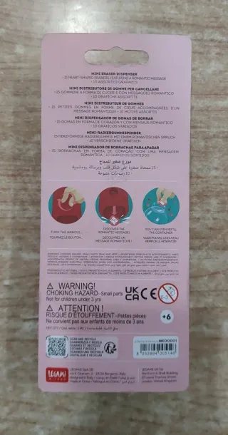 Mini Distributore Gomme Legami Love dispenser