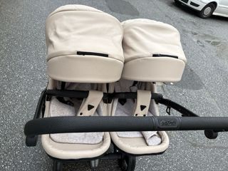 Carro Gemelar Junama Beige