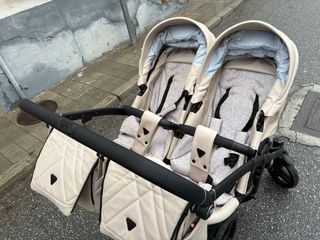 Carro Gemelar Junama Beige