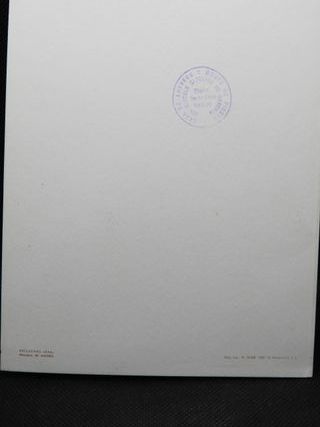 Antigua postal Catedral Burgos Sanz del Poyo 1969
