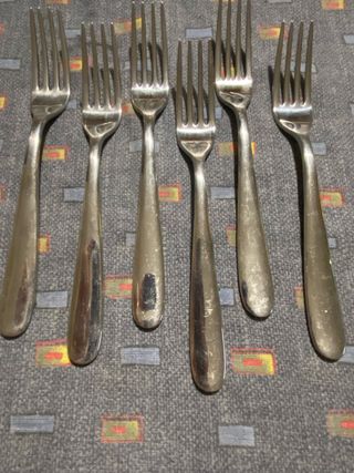 Set 6 forchette in acciaio