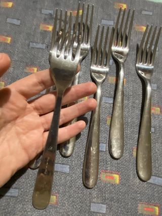 Set 6 forchette in acciaio