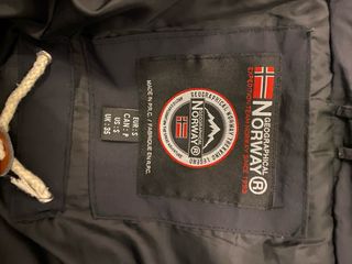 Plumífero Geographical Norway Negro Talla S