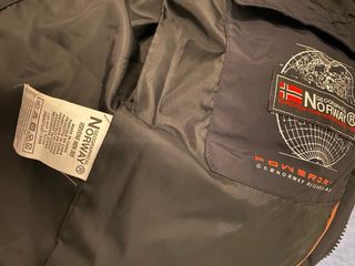 Plumífero Geographical Norway Negro Talla S