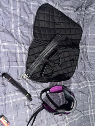 Conjunto silla montar pequeña poni