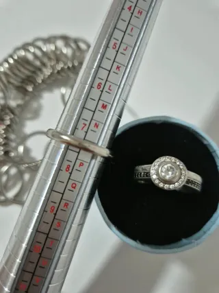 Anillo Plata Compromiso Circonitas