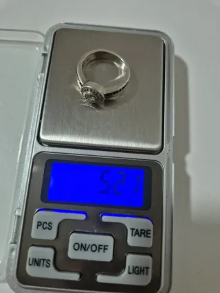 Anillo Plata Compromiso Circonitas