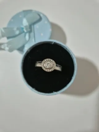 Anillo Plata Compromiso Circonitas