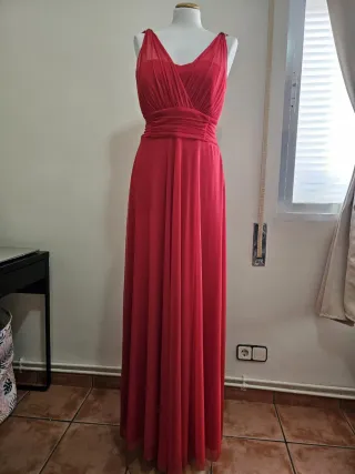 Vestido fiesta ocasión especial rojo