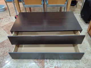 Conjunto muebles de salón moderno.