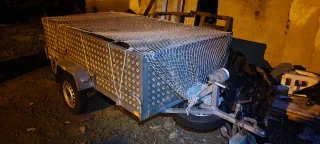 Remolque carro para moto plataforma multifunción