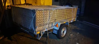 Remolque carro para moto plataforma multifunción