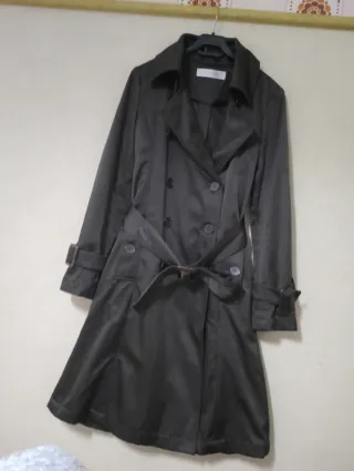 Anorak y gabardina mujer marrón