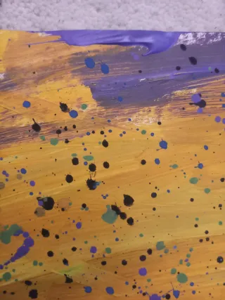 Dipinto-disegno "Studio di spazialità"