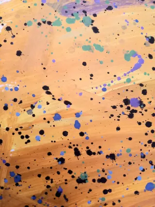 Dipinto-disegno "Studio di spazialità"