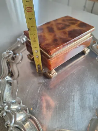 Scatola vintage in alabastro made in Italy