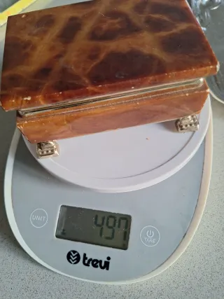 Scatola vintage in alabastro made in Italy