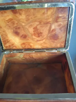 Scatola vintage in alabastro made in Italy