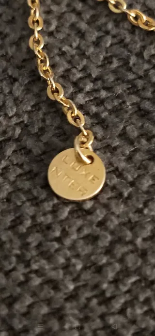 Collar Luxenter Baño Oro Plata Corazones Estrellas