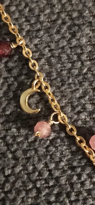 Collar Luxenter Baño Oro Plata Corazones Estrellas