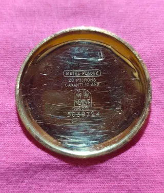 Reloj de bolsillo LONGINES cuerda chapado oro