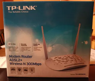TP-LINK TD-W8961N Modem Router ADSL2+ Wireless