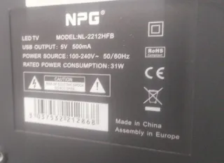 Pantalla NPG 22 pulgadas