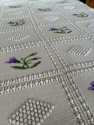 Colchas ganchillo hechas a mano