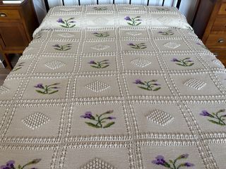 Colchas ganchillo hechas a mano