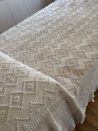 Colchas ganchillo hechas a mano
