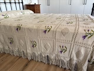 Colchas ganchillo hechas a mano