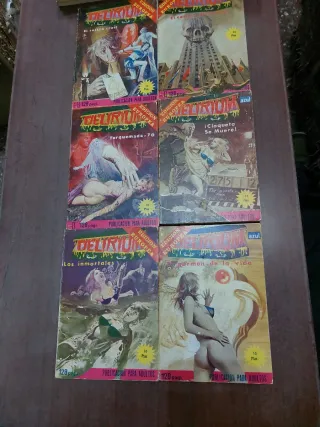 Lote 39 cómics DELIRIUM terror