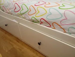 Cama Diván Ikea Blanca con Cajones