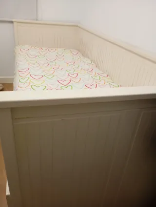 Cama Diván Ikea Blanca con Cajones