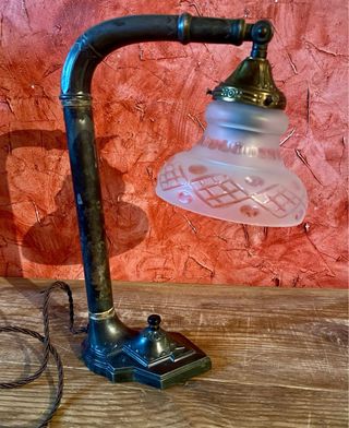 Lámpara escritorio antigua Reforma Art Deco