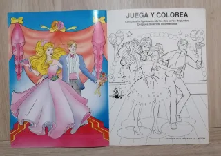 Lote Barbie años 90: Álbum, Cómic y Stick-Stack