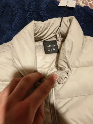 Chaqueta plumífero Lefties beige Talla XL