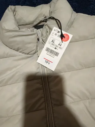 Chaqueta plumífero Lefties beige Talla XL