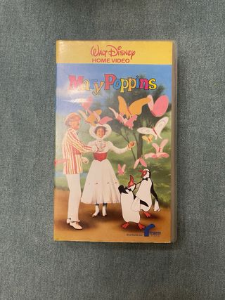VHS Mary Poppins y El Mago de Oz
