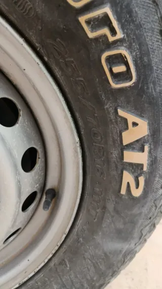 Ruedas de coche en buen estado