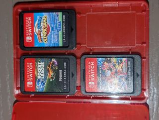 Nintendo Switch + Ring Fit + 6 juegos + estuche